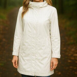 Helly Hansen Women’s Aden Long Rain Jacket Size S/P -White
